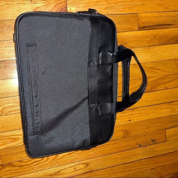 Cole Haan Canvas and Leather Laptop Bag - Picture 4 of 8